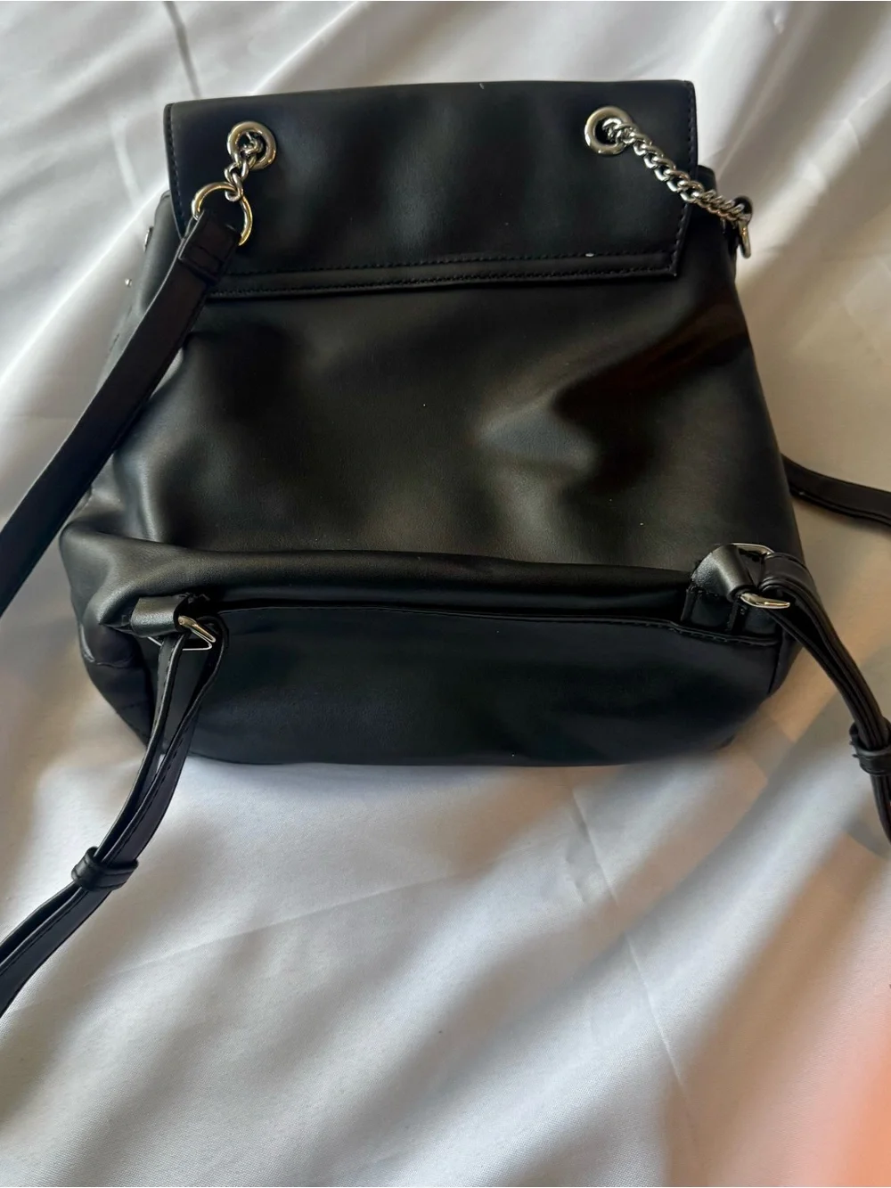 Nine West Black Quilted Backpack